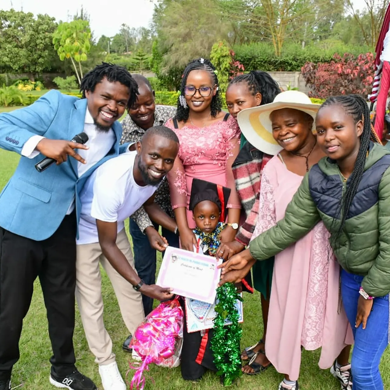 Scenes from graduation day at St. Martin De Porres School.