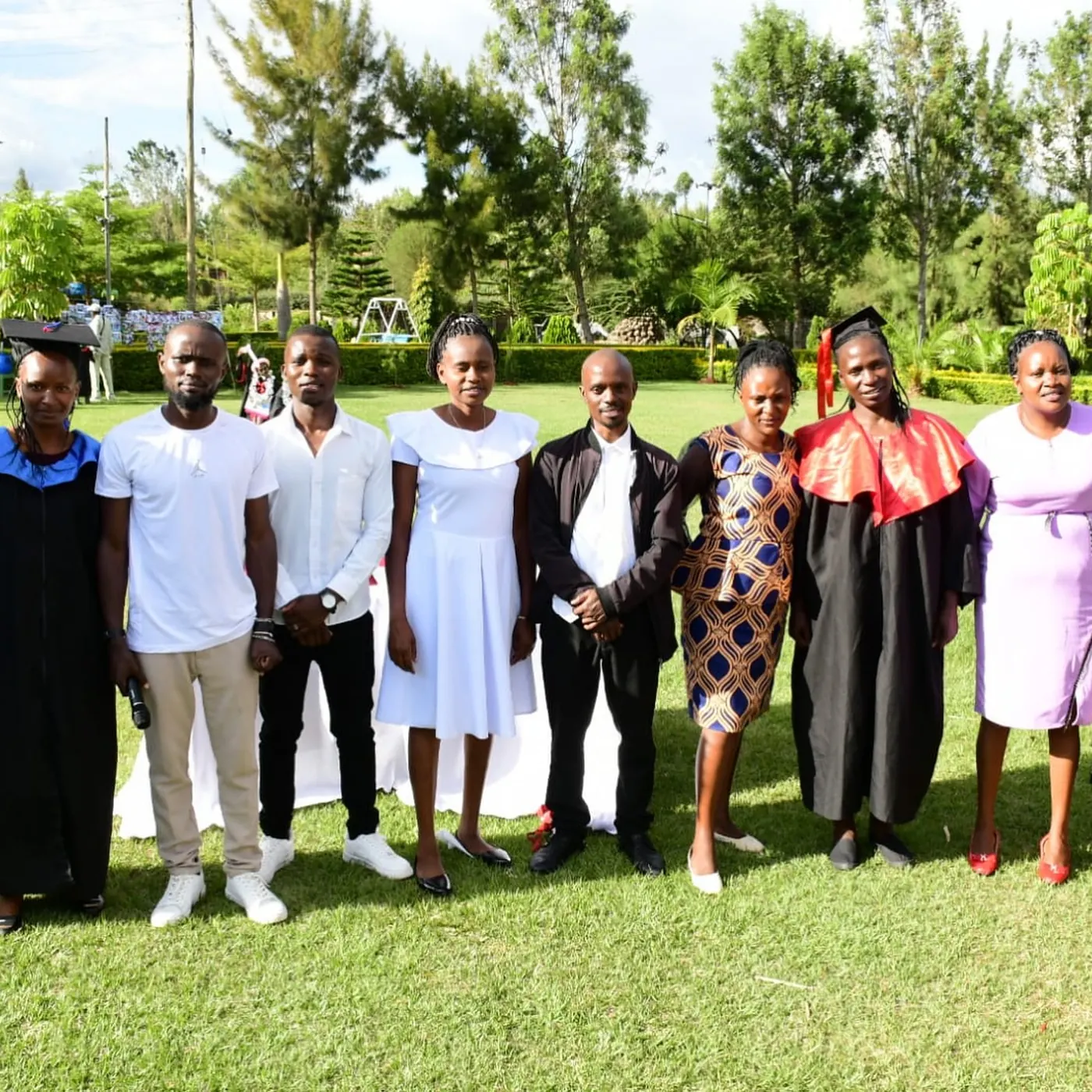 Scenes from graduation day at St. Martin De Porres School.