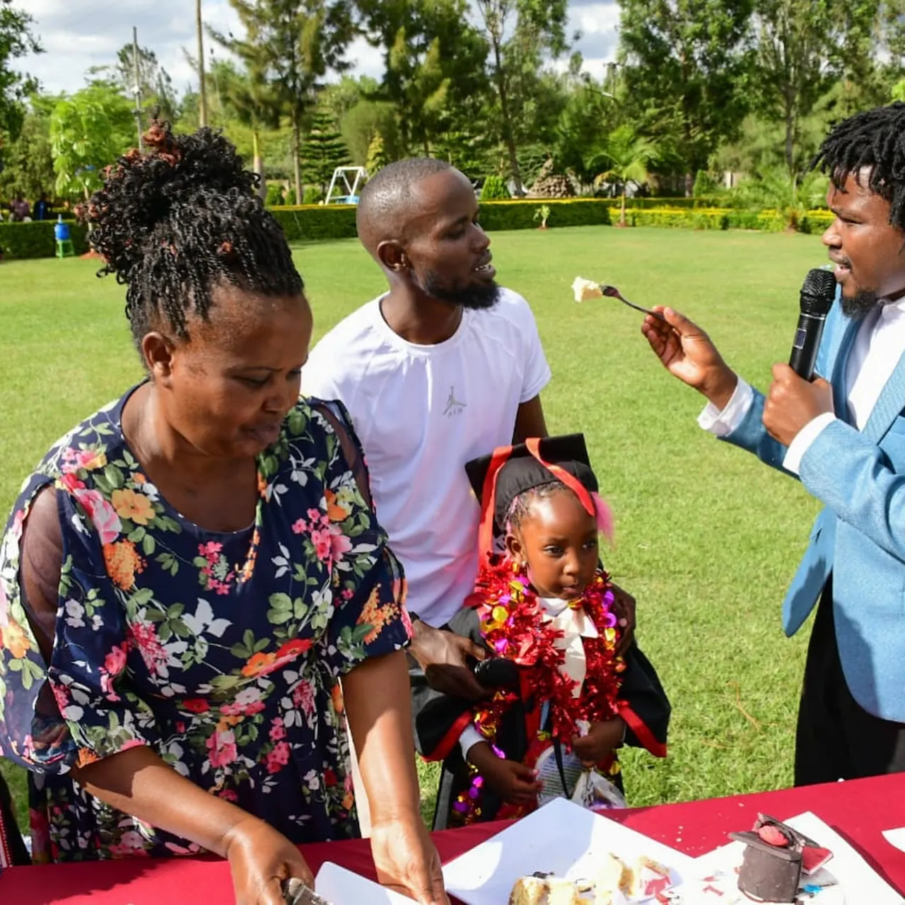Scenes from graduation day at St. Martin De Porres School.