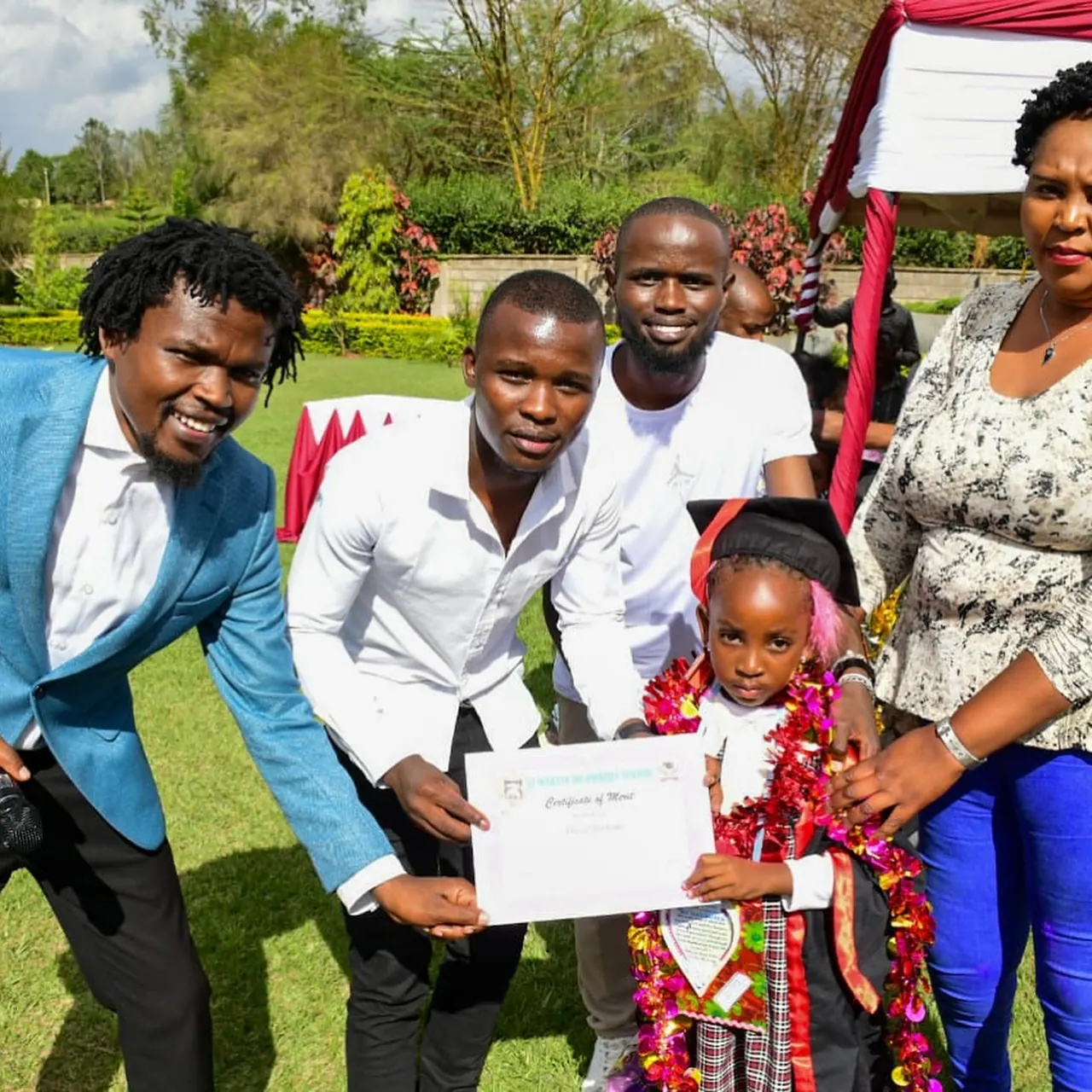 Scenes from graduation day at St. Martin De Porres School.