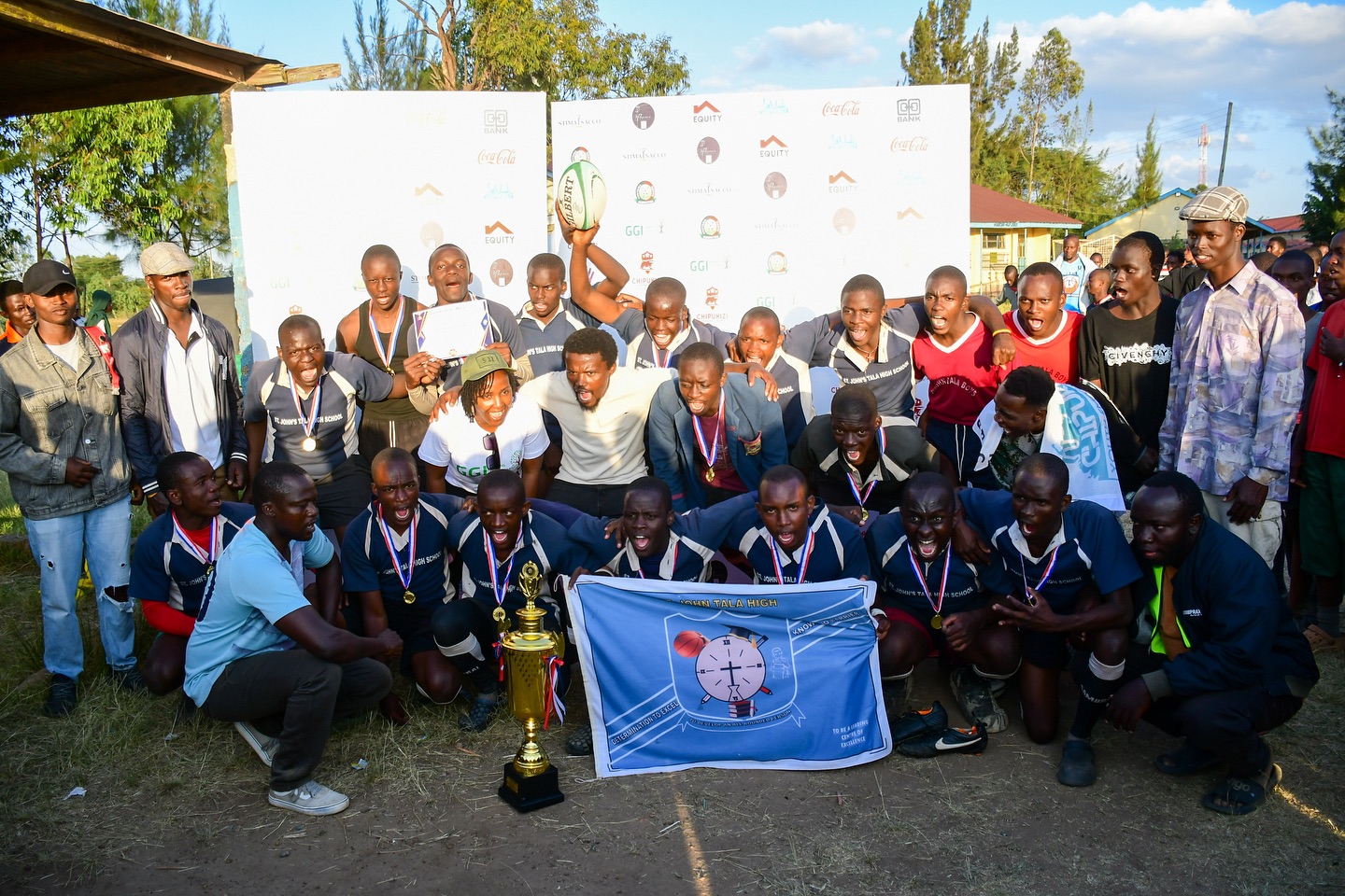 Chipukizi Football Club - Tala Opens at St. Johns Tala High School β½οΈπ Proud of supporting young talents and talking to them about conservat...