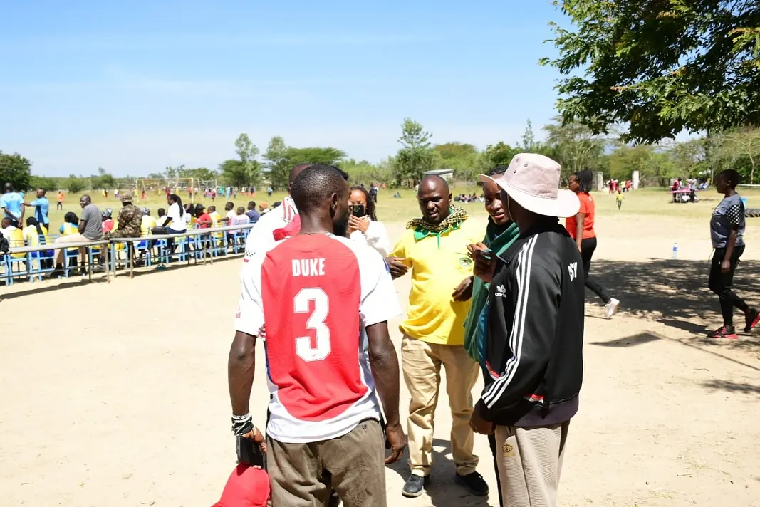 Opening day of the Tala Opens football tournament.