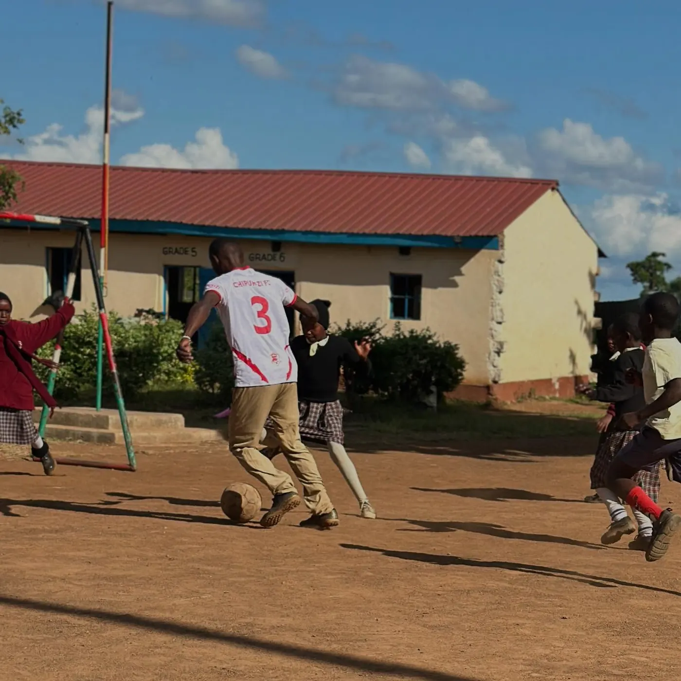 A long-awaited fixture recalled by one of the school teachers.