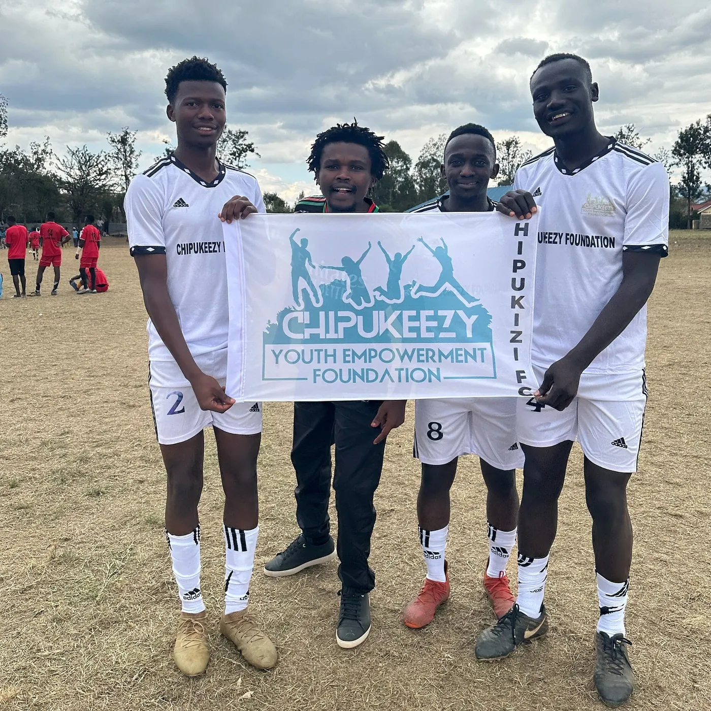 Chipukizi FC players during a match.