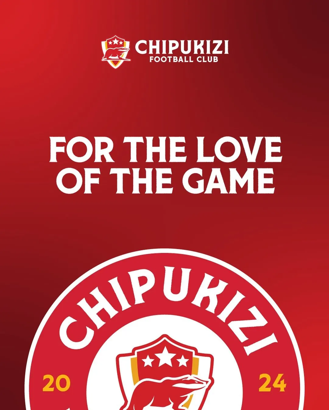 A campaign graphic thanking Chipukizi FC players, partners and fans for the season.