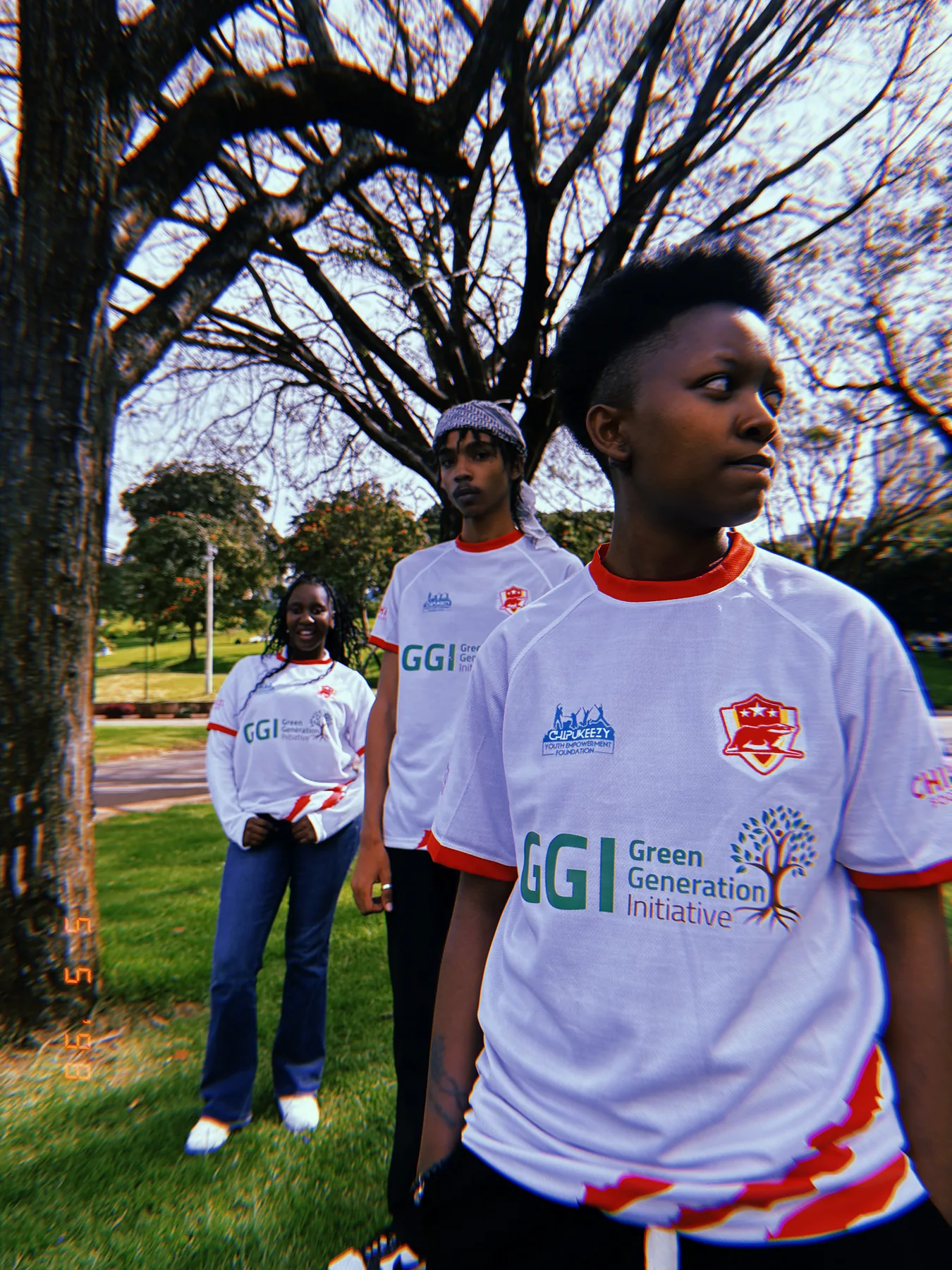 Front detail of Chipukizi FC jersey