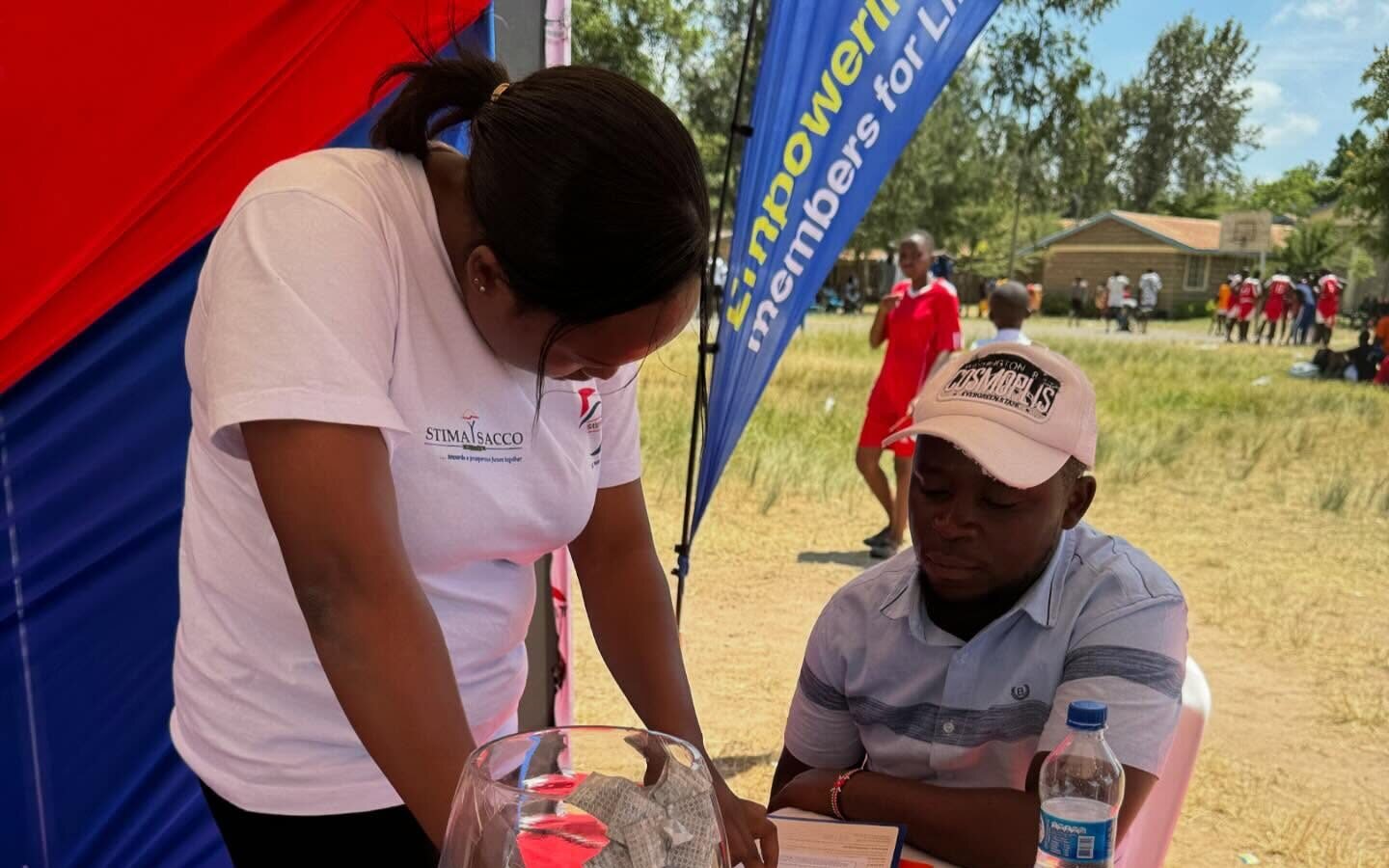 Stima Sacco financial literacy activity with youth
