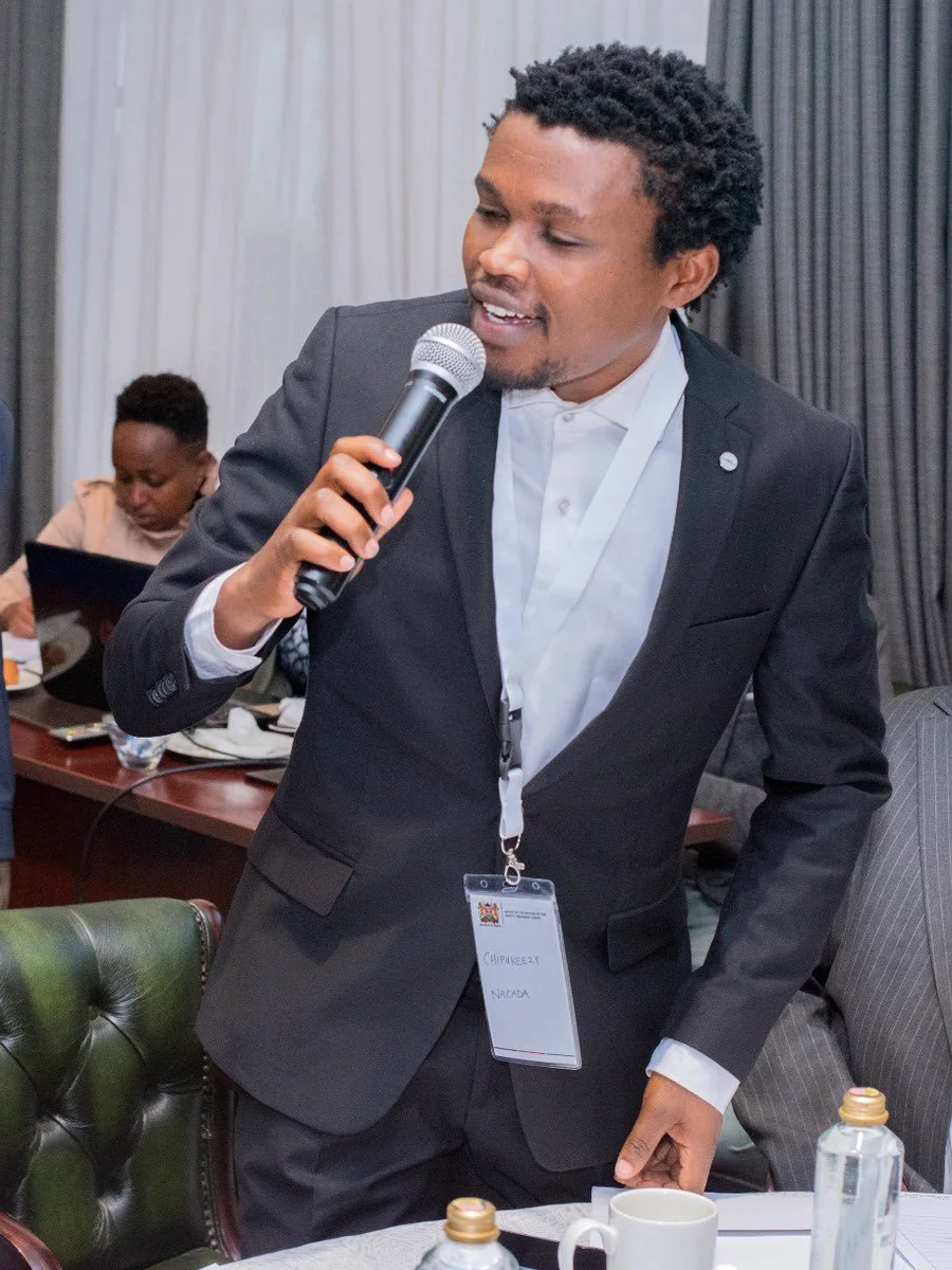 Chipukeezy engaging young people and partners during a talent development conversation