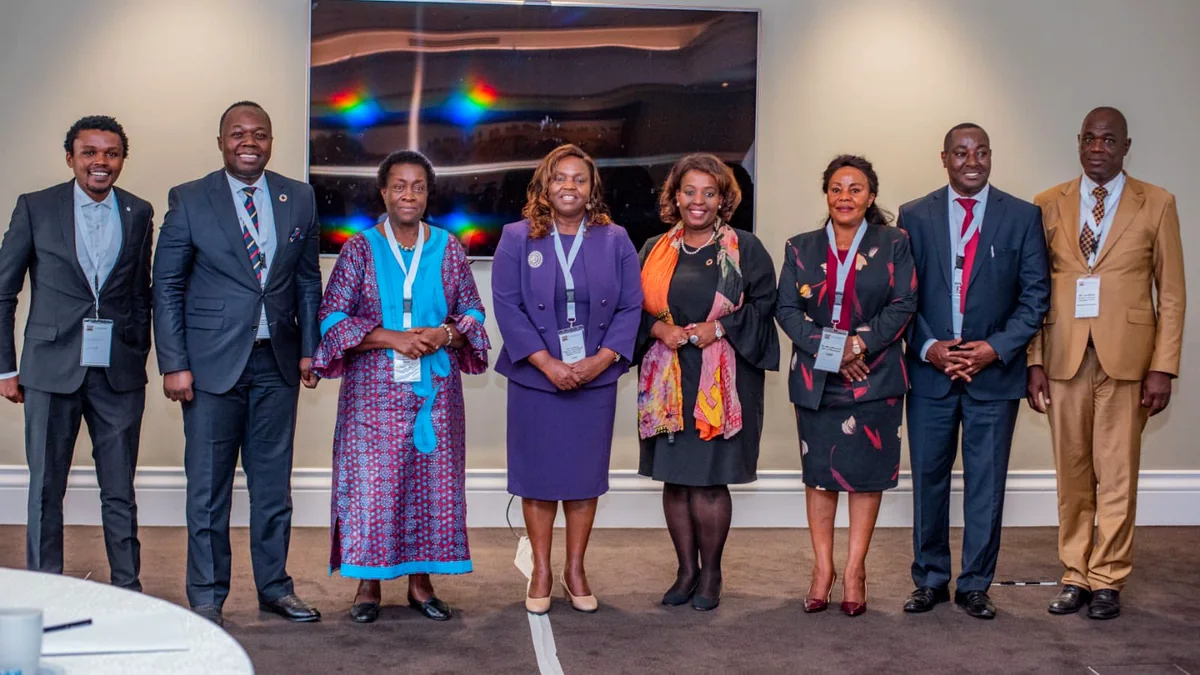 Stakeholder workshop leaders standing together after a consultative session